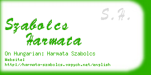 szabolcs harmata business card